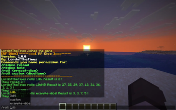 Example usage of the mod