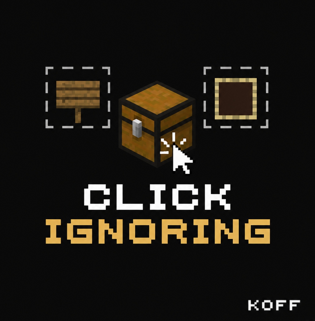 Click Ignoring