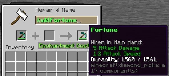 Renaming in anvil