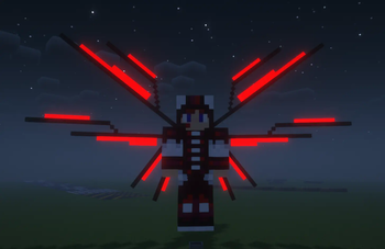 dbrighthd with the Red Angel elytra