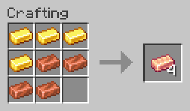 Rose Gold Ingot alternative crafting