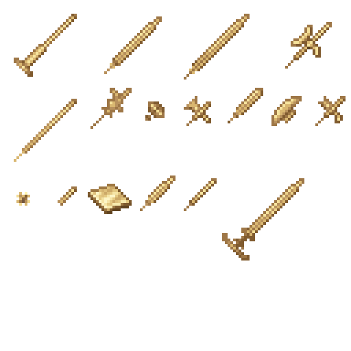 Bronze forging items