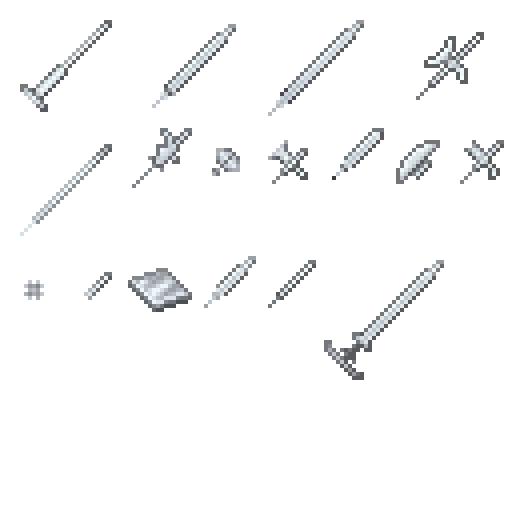Silver forging items