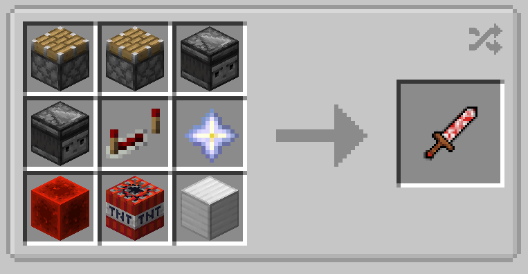 TNT Sword crafting