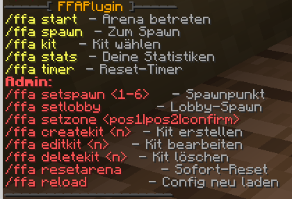 FFA Commands