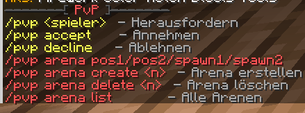 PVP Commands