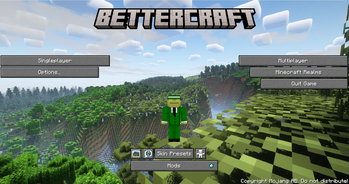 BetterCraft Main Menu