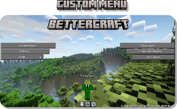 Bettercraft Custom Main Menu