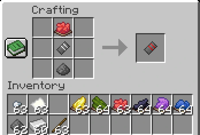 Red Flare Cartridge Crafting Recipie