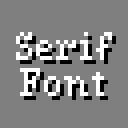 Serif Font