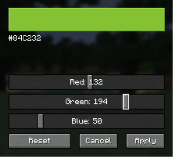 Color Picking Screen