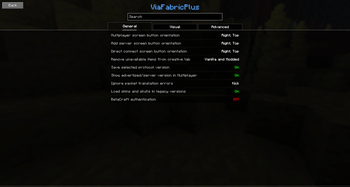Settings Menu