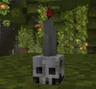Skulls candle totem