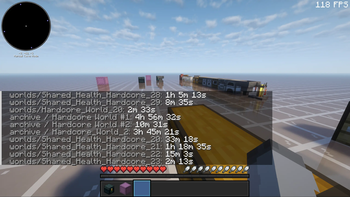 Worlds Command Output