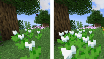 Flower Clusters - Off (Left) vs On (Right)