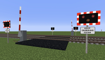 Half Barrier Level Crossing