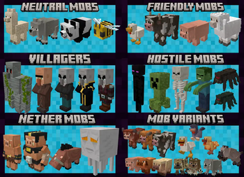 all mobs in this pack