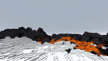 Worldgen preview, lava snow!