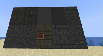 Wall of blocks