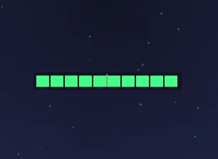 Green Stage of the Weapon Cooldown.