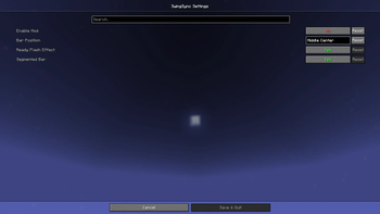 UI of the Mod.