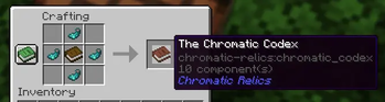 codex crafting recipe