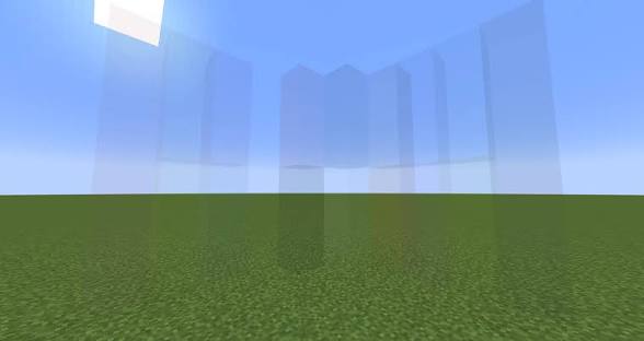 Invisible glass ( Example )
