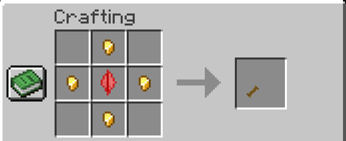 Gold Lightsaber (Red) Recipe