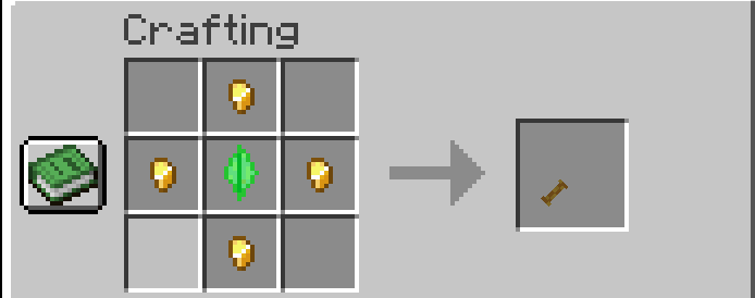 Gold Lightsaber (Green) Recipe