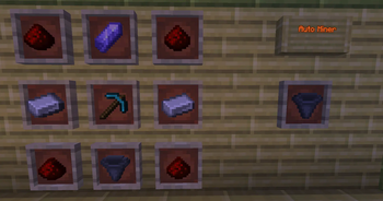 Auto Miner Reciepe