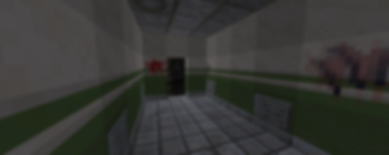 Blurry hallway