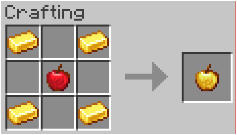 Golden Apple need now 4 gold ingot