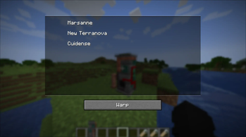 Warp menu