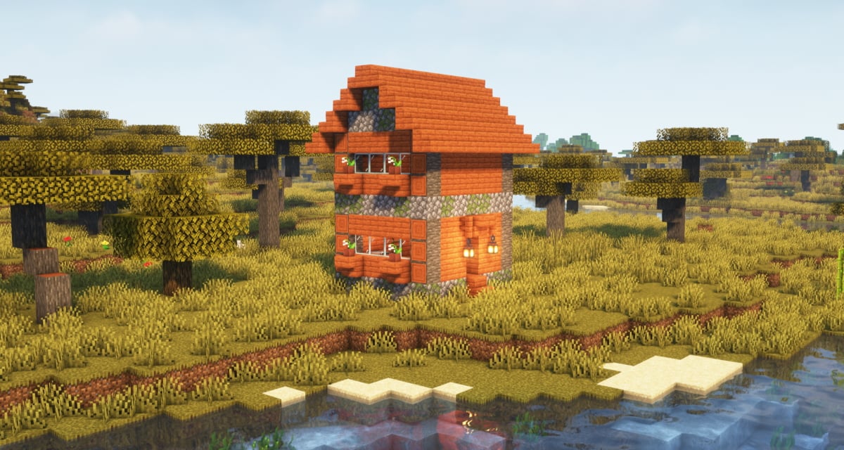 House in savanna