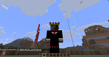 Wearing the crown