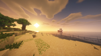 Sunrise on a beach