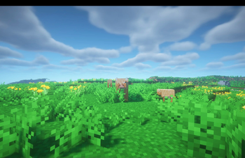 Wooly Cow from Minecraft:Earth