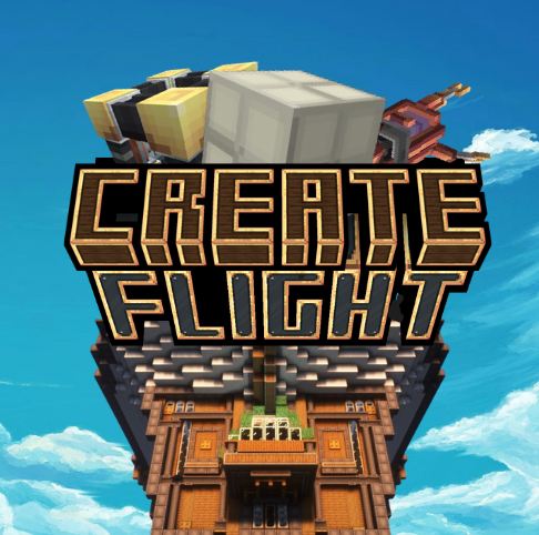 Screenshot modpacku create flight (1/3)