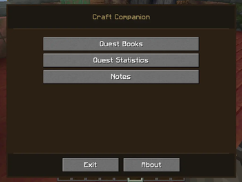 main menu