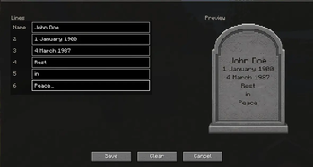 Gravestone Editor