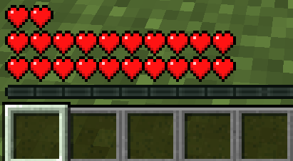 This is a perfect image that shows what you can do with Heart Containers! Right here, you can see I have 22 hearts. That means that I use 12 heart containers to get to this point in my health.