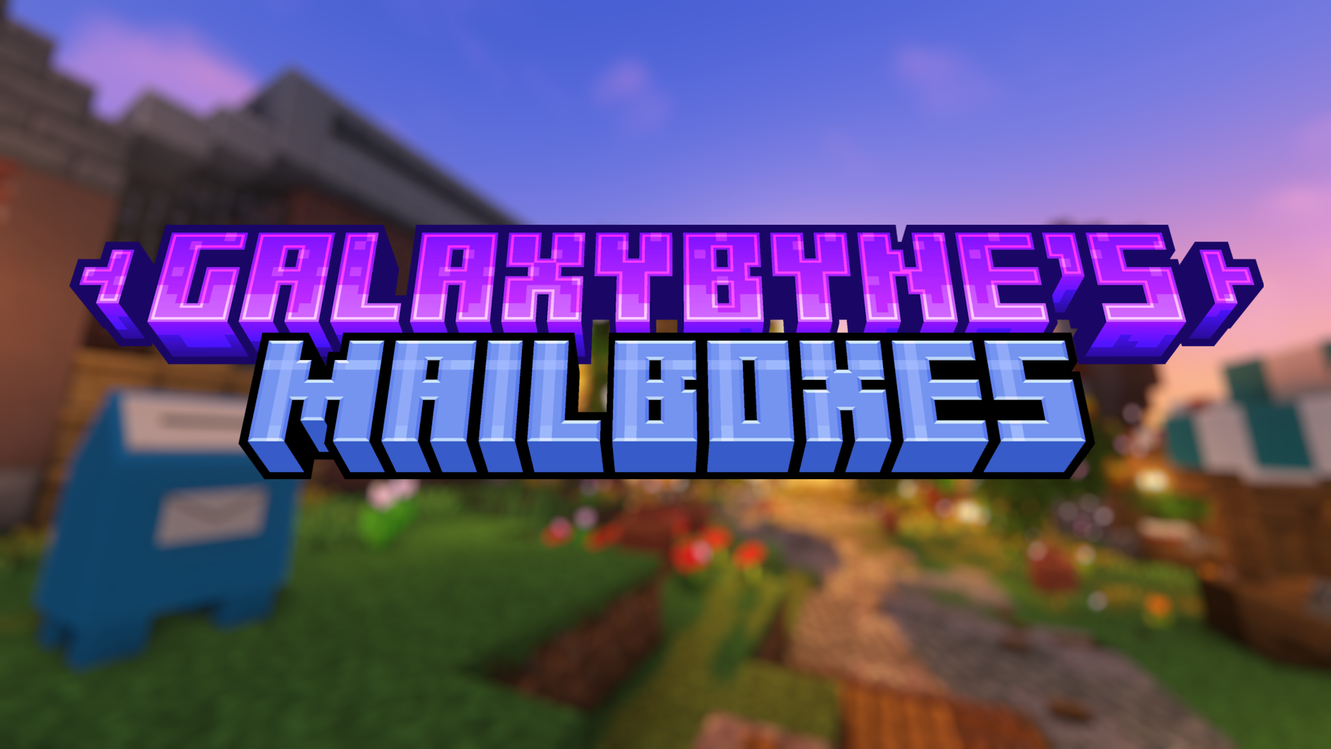 Galaxy s Mailboxes Minecraft Data Pack