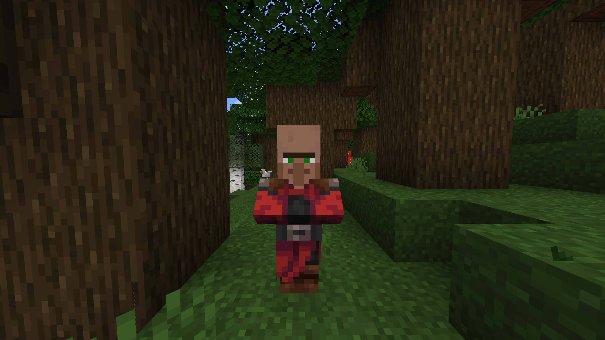 The villager variant that spawns in the Dark Oak Forest biome