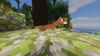 Sitting stoat
