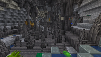 3D pointed dripstone