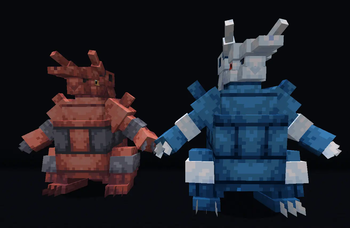 Radiant Aggron (Shiny on left)
