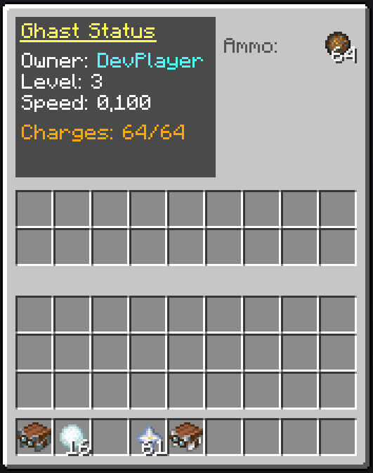 Ghast Level 3 with Ammo