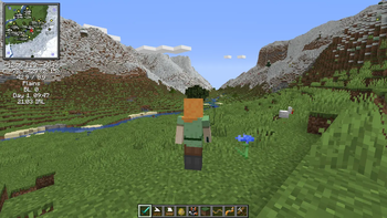 U-shaped valley not made by glacial erosion