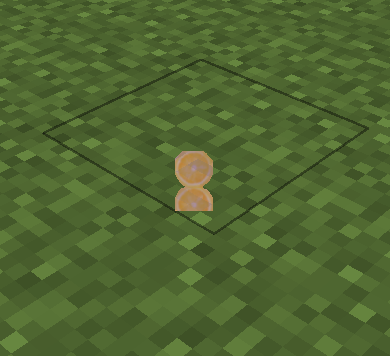 Orange Falling Crosshair