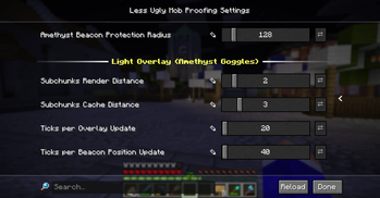 Settings Menu